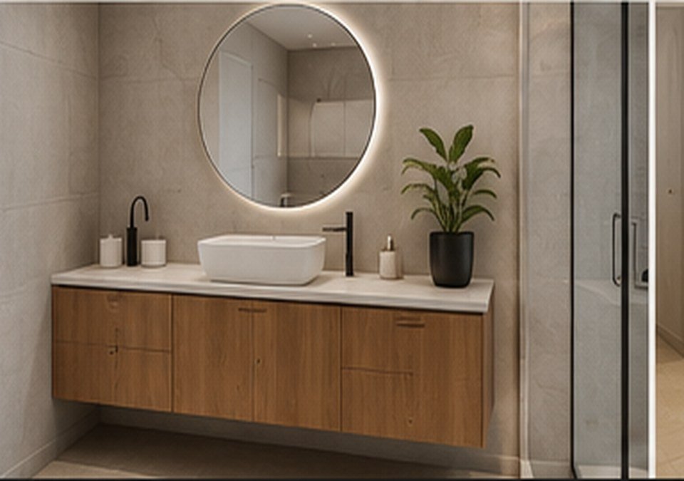 Mueble de baño flotante