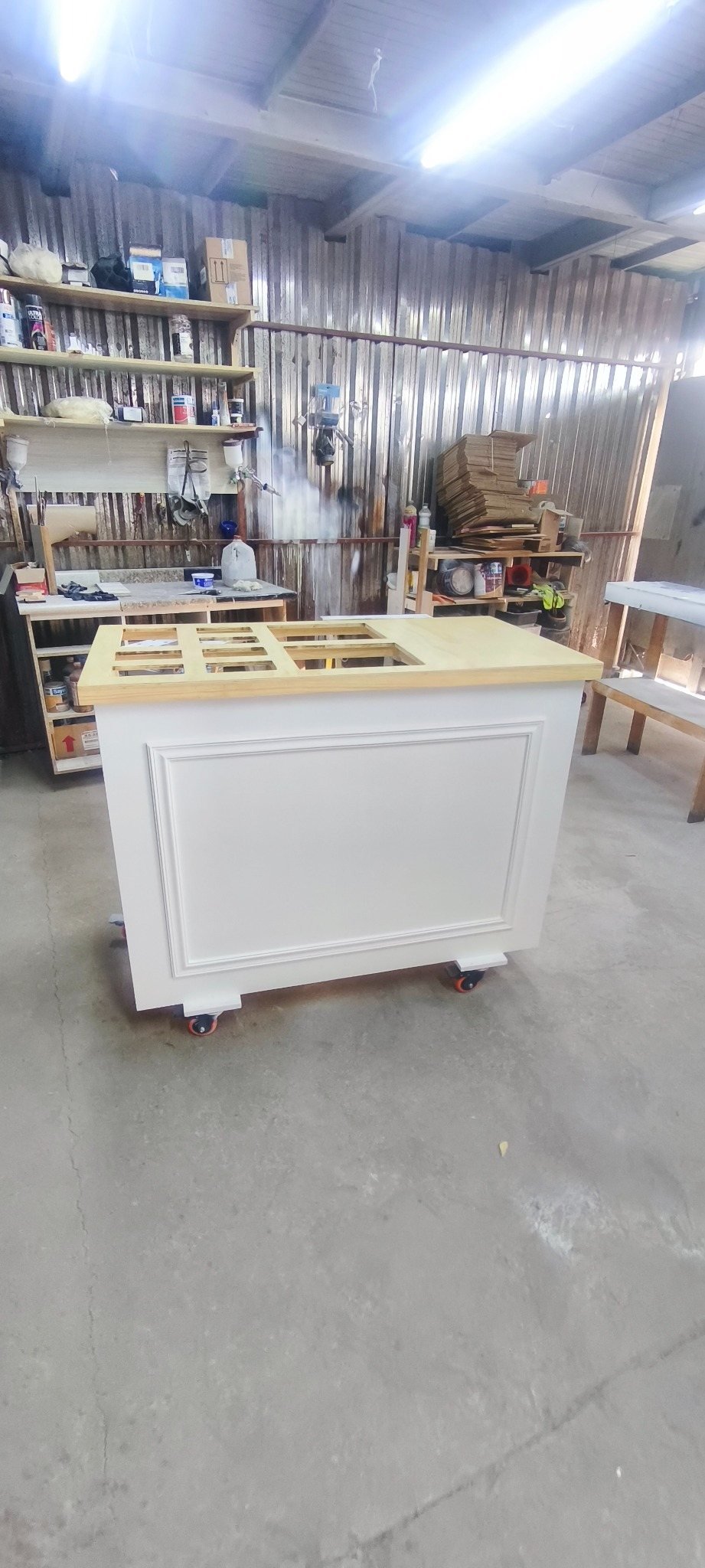 Barra para eventos blanca
